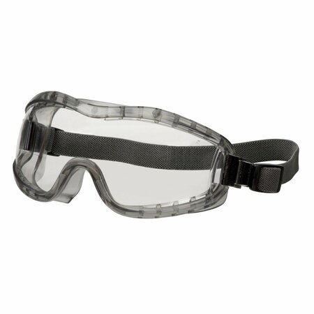 MCR SAFETY Glasses, 23 Series Elastic Strap, Clear UV-AF, 12PK 2320AF